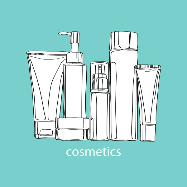 Set cosmetica — Stockvector