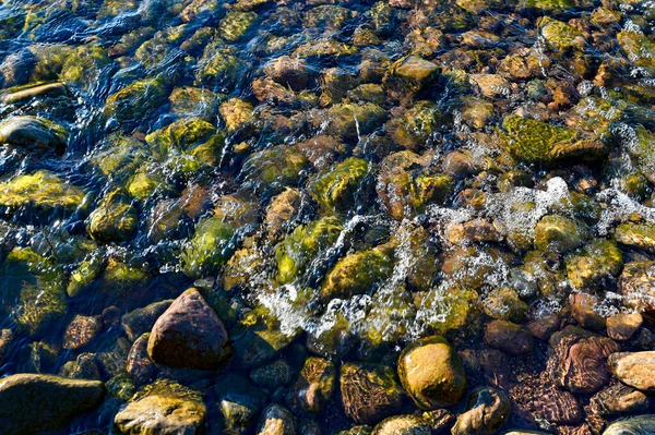 Water and stones in lake Vattern Sweden — Stock Photo, Image