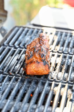 Barbekü domuz filetosu İsveç 'te güzel bir akşam 2 Temmuz 2022