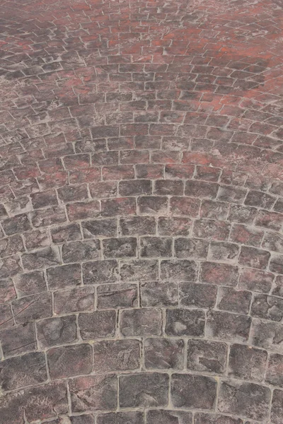 The road paved with paving tiles, textures — Stock Photo, Image