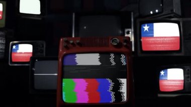 Şili ve Eski Televizyonların Bayrağı. 