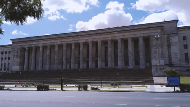 Faculteit Der Rechtsgeleerdheid Universiteit Van Buenos Aires Argentinië Tijdens Coronavirus — Stockvideo