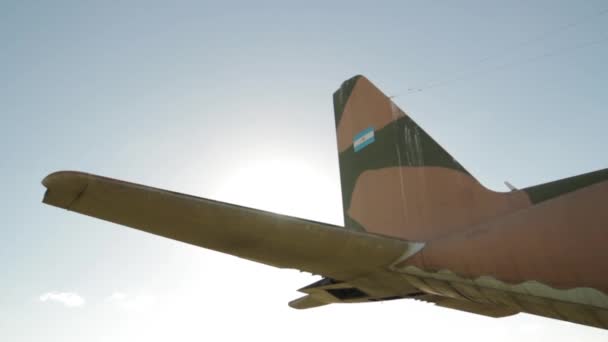 Argentine Air Force Lockheed 100 Hercules 130B Military Transport Aircraft — Video