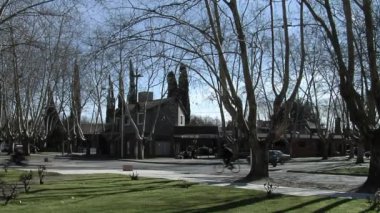 General Madariaga 'daki Halk Parkı, Buenos Aires' teki bir şehir, Arjantin.  