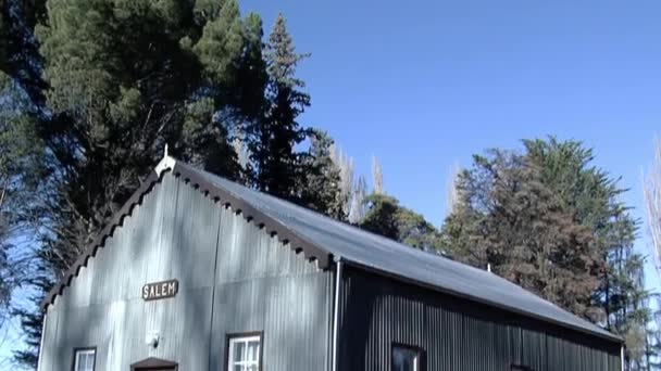 Welsh Chapel Gaiman Welsh Colonial Village Trelew Chubut Province Patagonia — Stockvideo