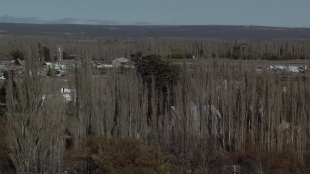 High Angle View Gaiman Welsh Colonial Village Trelew Chubut Province — Stockvideo