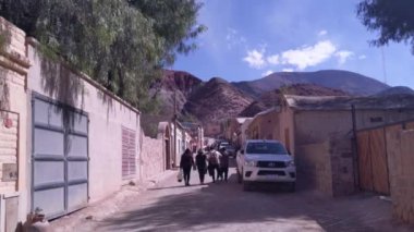 Purmamarca Caddesi, Arjantin 'in Jujuy Eyaleti Tumbaya Bölümü.. 
