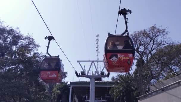 Cable Car San Bernardo Hill Salta Argentina — Video