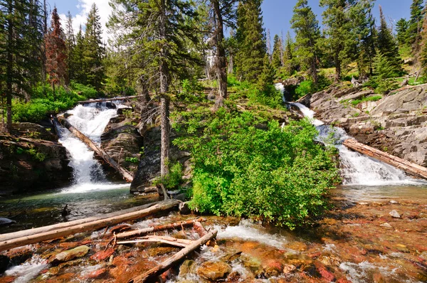 Dubbel cascades i americna wesy — Stockfoto