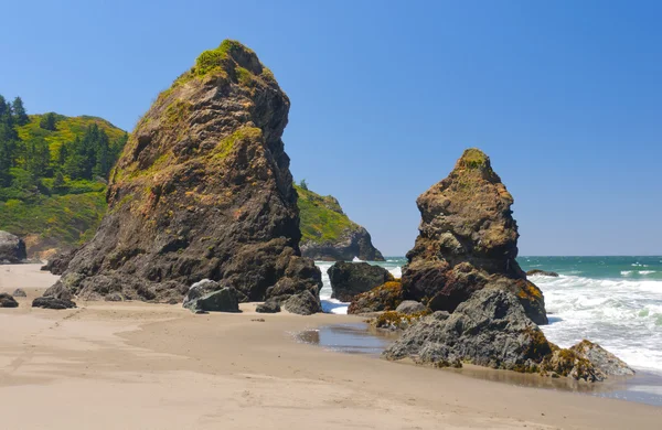 Coastal Pinnacles on the Beach — Stock Photo, Image