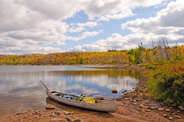 Szykując się do portage — Zdjęcie stockowe