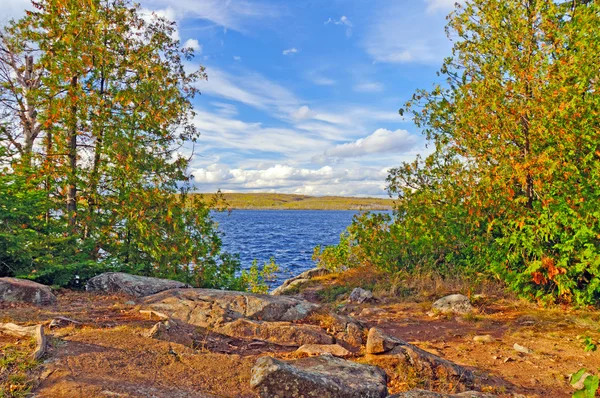 Vista da un campeggio Wilderness — Foto Stock