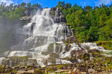 Dramatic Falls in Eastern Norway clipart
