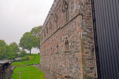 duvar ve zemin bir Avrupa Kalesi