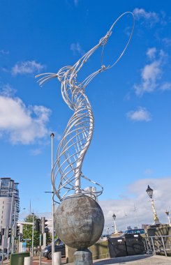 Public Sculpture in Belfast clipart
