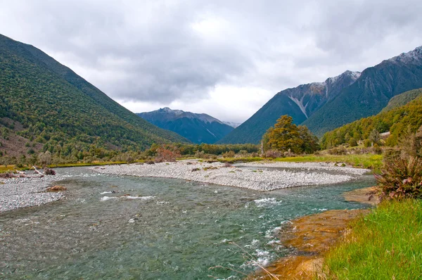 Glacial River at its afternoon peak — Stock Photo, Image