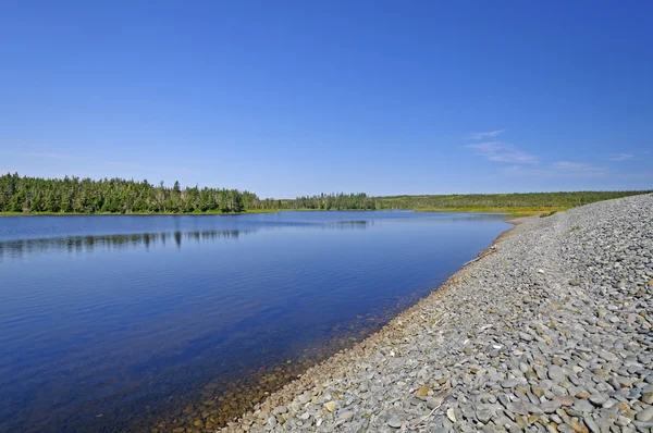 Laguna costera en un día soleado —  Fotos de Stock