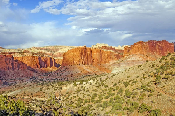 Red rock ülke panorama — Stok fotoğraf