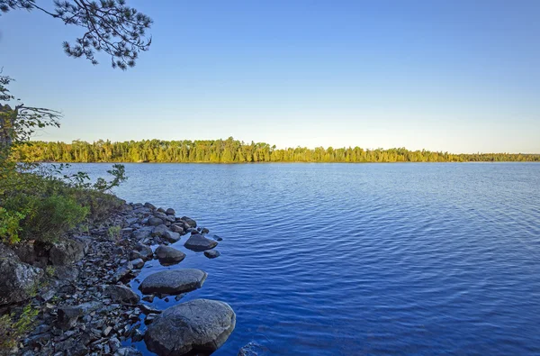 Tidig morgon ljus i kanot land — Stockfoto