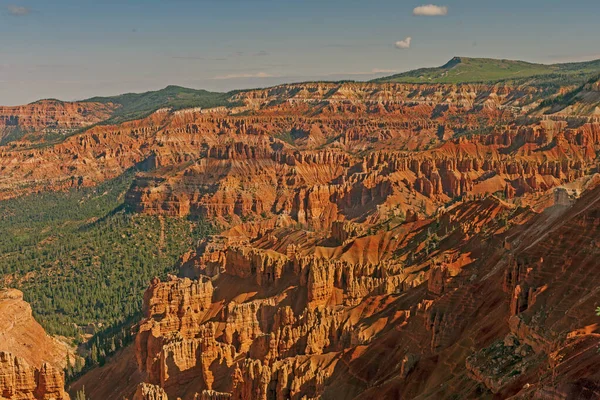 Canyon Panorama Morgenlyset Cedar Breaks National Monument Utah – stockfoto
