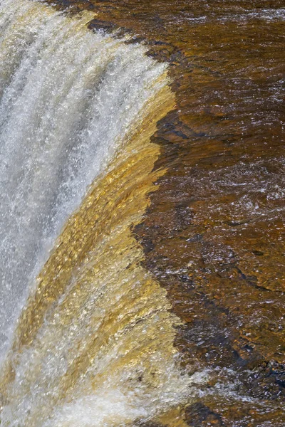 Wasser Stürzt Bei Den Upper Taquamenon Falls Upper Michigan Über — Stockfoto