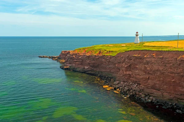 Uma vista das falésias da baía de fundy