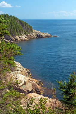 Nova Scotia 'daki Cape Breton Ulusal Parkı' ndaki Rocky Cove 'da.