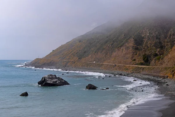 Niebla Niebla Costa Big Sur California — Foto de Stock