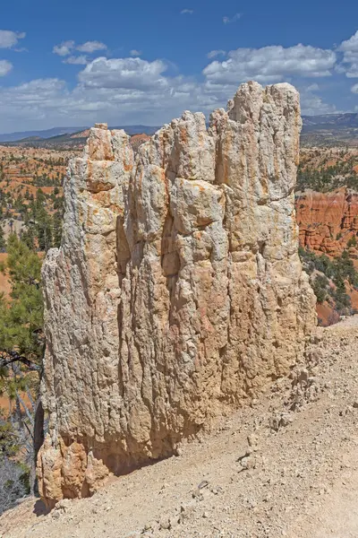 Kolorowy Monolit Siltstone Kanionie Bryce Utah — Zdjęcie stockowe