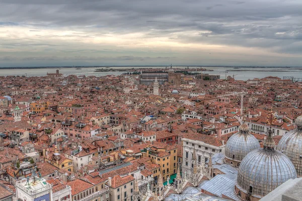 Vista su Venezia con vista a volo d'uccello HDR — Foto Stock