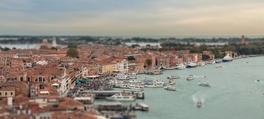 kuşbakışı görünümüyle Venedik