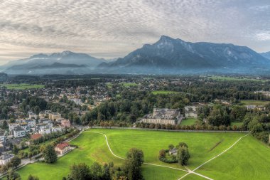 Görünüm tarihi salzburg city, salzburger arazi, Avusturya