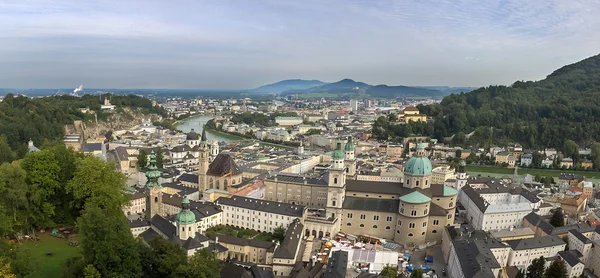 View of the historic city of Salzburg, Salzburger Land, Austria — Stock Photo, Image