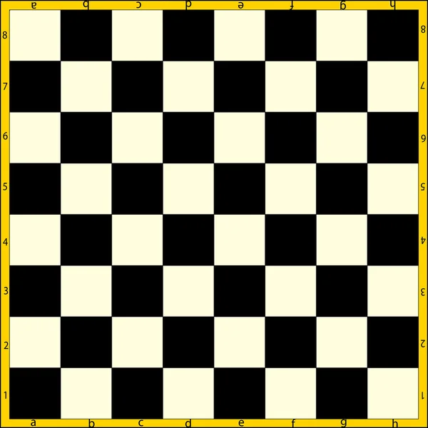 Le champ des échecs . — Image vectorielle