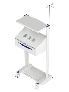 tablo içeren damlalıklı