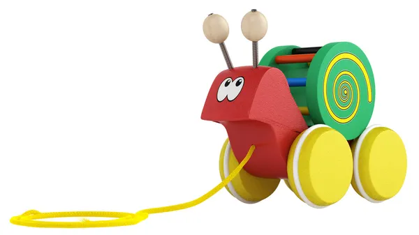 Fun cartoon snail toy — Stock Photo, Image