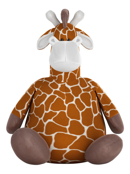 Adorable fat stuffed giraffe