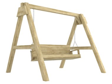 ahşap Bahçe swing tezgah