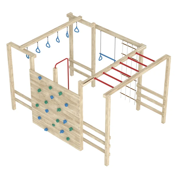 Jungle gym or climbing frame — Stock Photo, Image