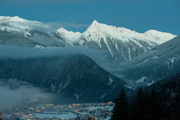 Типова Альпійська Хатина Австрійських Горах — стокове фото