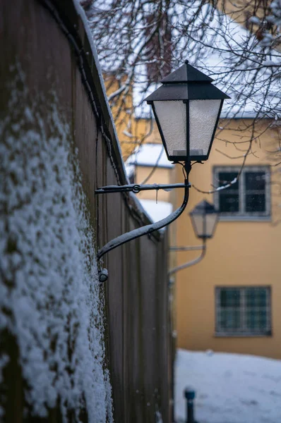 Chmury Widok Zimę Salzburg Godzinach Popołudniowych — Zdjęcie stockowe