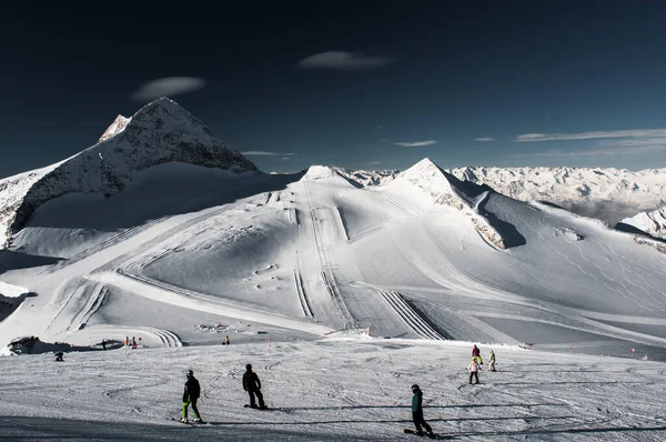 Vista Glaciar Hintertux Perto Mayrhofen — Fotografia de Stock