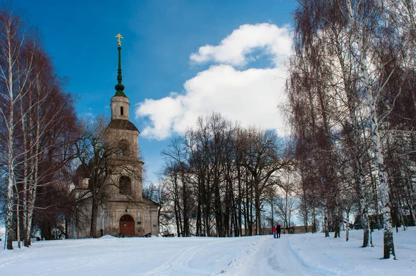 View Old Town Kashin Winter — Stock Photo, Image