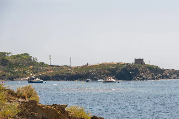 Cadaques Spain August 2021 People Boating — Stock Photo, Image