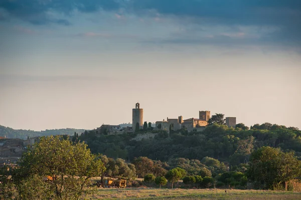 Uitzicht Een Prachtig Kasteel Spanje — Stockfoto