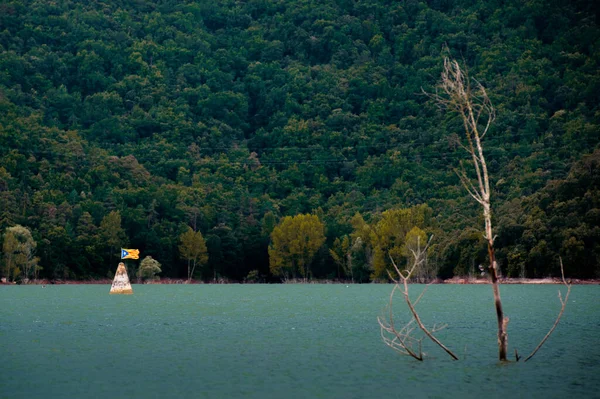 加泰罗尼亚的西班牙索湖被洪水淹没 — 图库照片