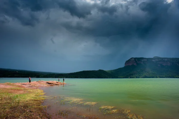加泰罗尼亚的西班牙索湖被洪水淹没 — 图库照片