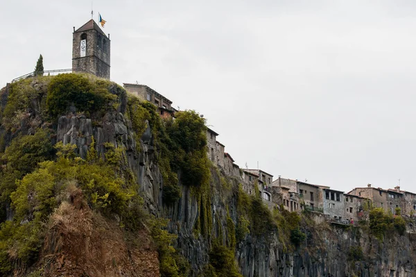 Spanya Nın Castellfollit Roca Kasabası — Stok fotoğraf
