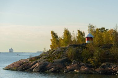 profili helsinki Finlandiya Körfezi üzerinden.