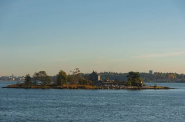 profili helsinki Finlandiya Körfezi üzerinden.